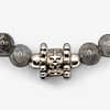 METAL + BEADED BRACELET FLOWER LAB 76 3 (925 Labradorite) - Image 2