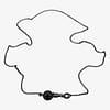 METAL + ROLO CHAIN 182 (925 Black Oxidized Deep)