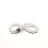 METAL + BEADED BARREL CHARM BRACELET S8 (925 White Jade) - Image 2