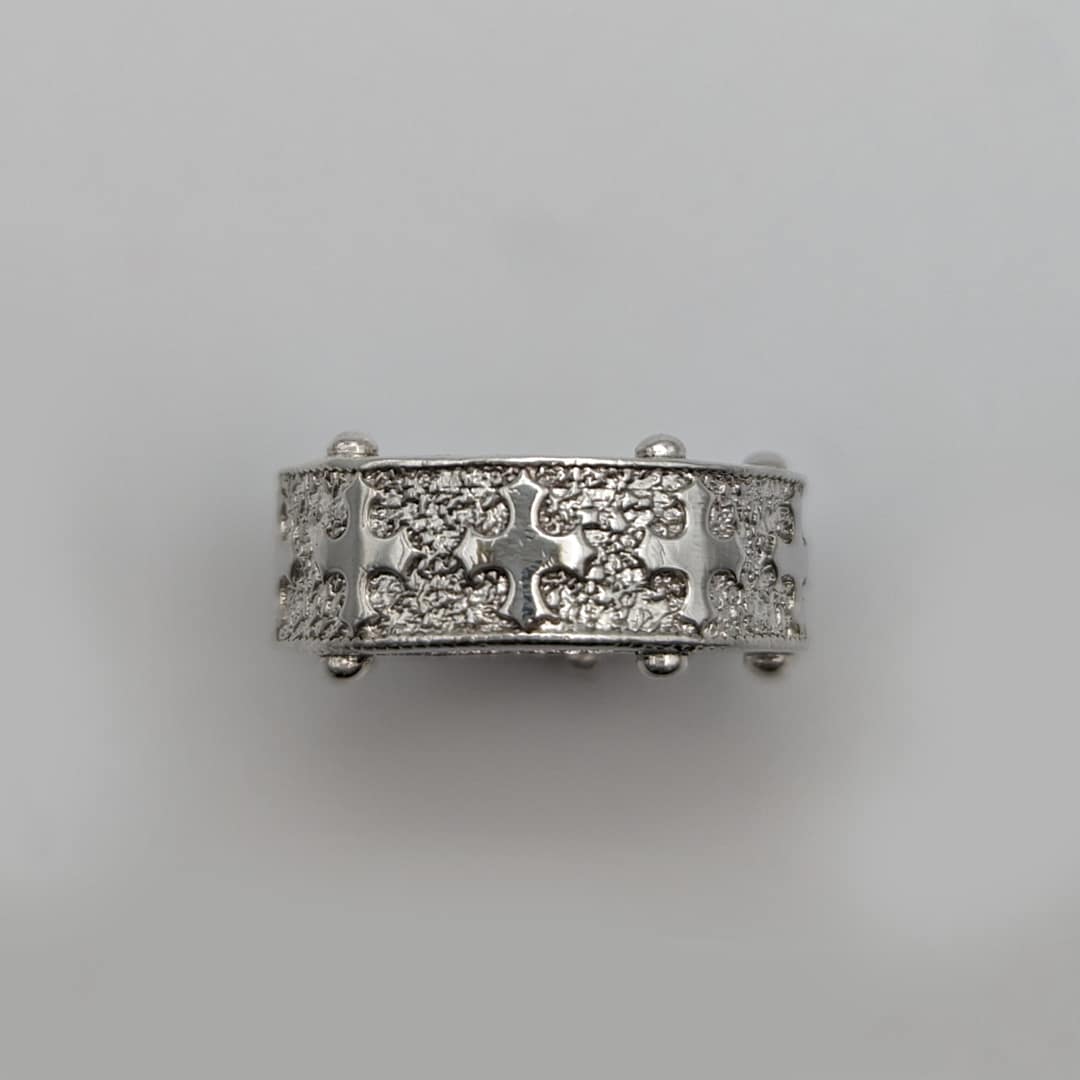 METAL + BAND SQUARED RING (925) - Image 4