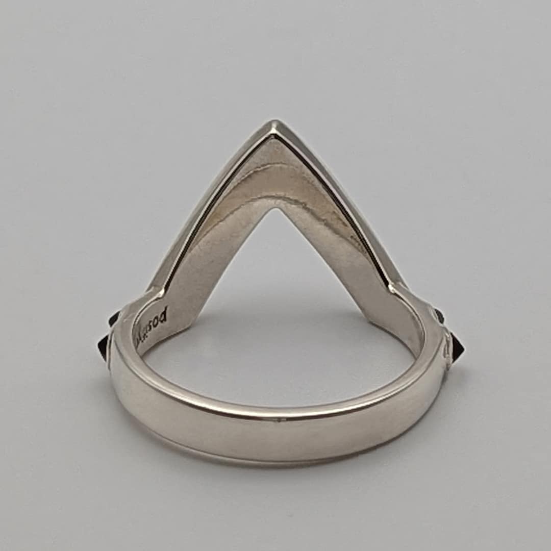 METAL + V-RING (925 Garnet) - Image 4