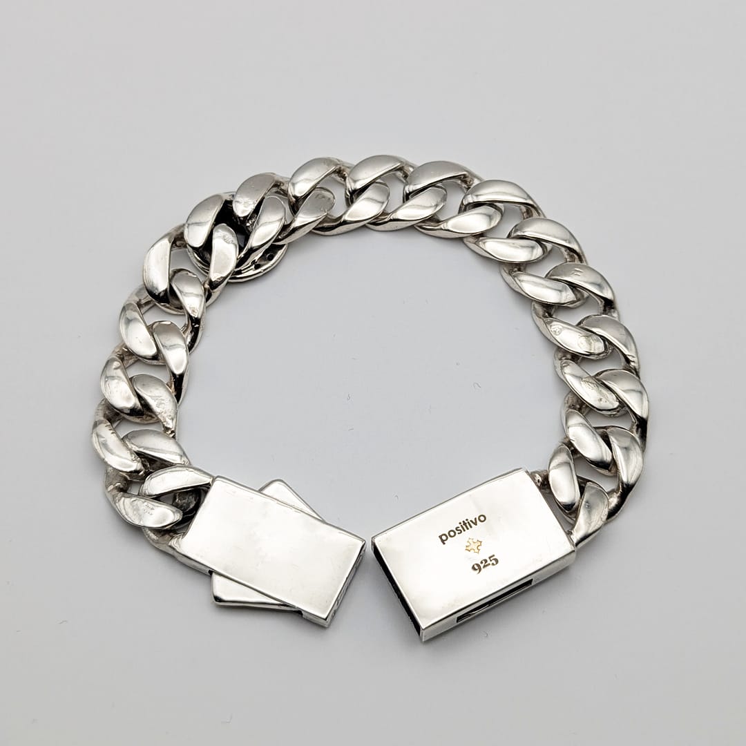 METAL + CUBAN LINK BRACELET (925) - Image 2