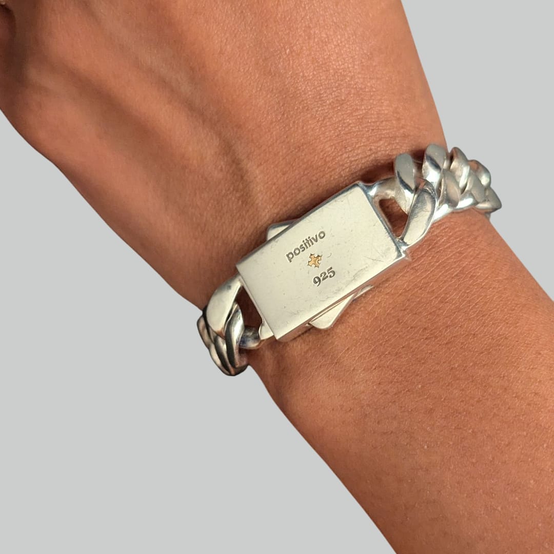 METAL + CUBAN LINK BRACELET (925) - Image 5