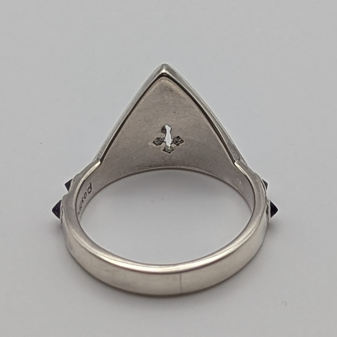 METAL + SHIELD RING AMETHYST (925) - Image 4