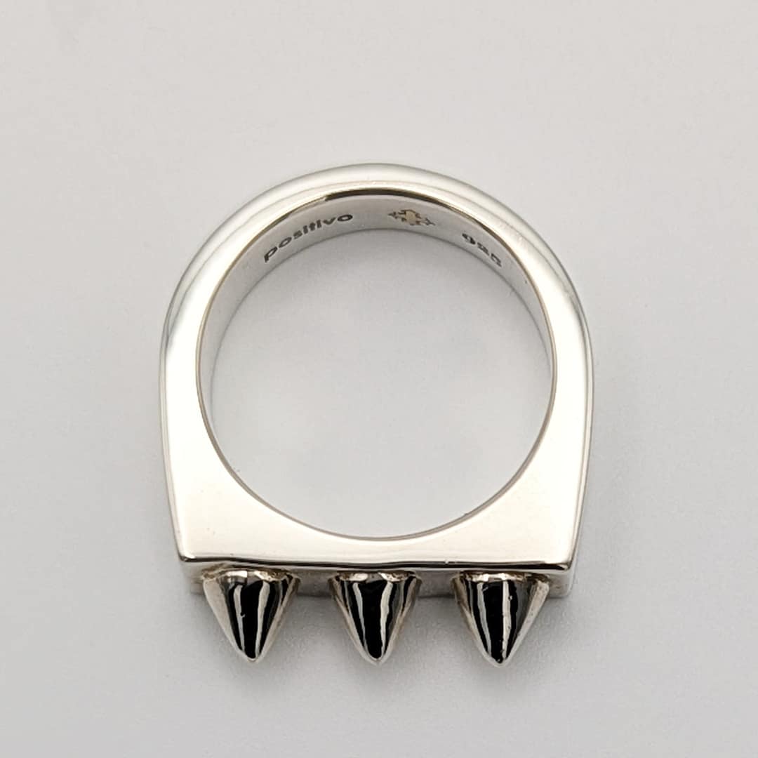 Metal + 1-FINGER RING SPIKED atelier (925) - Image 3