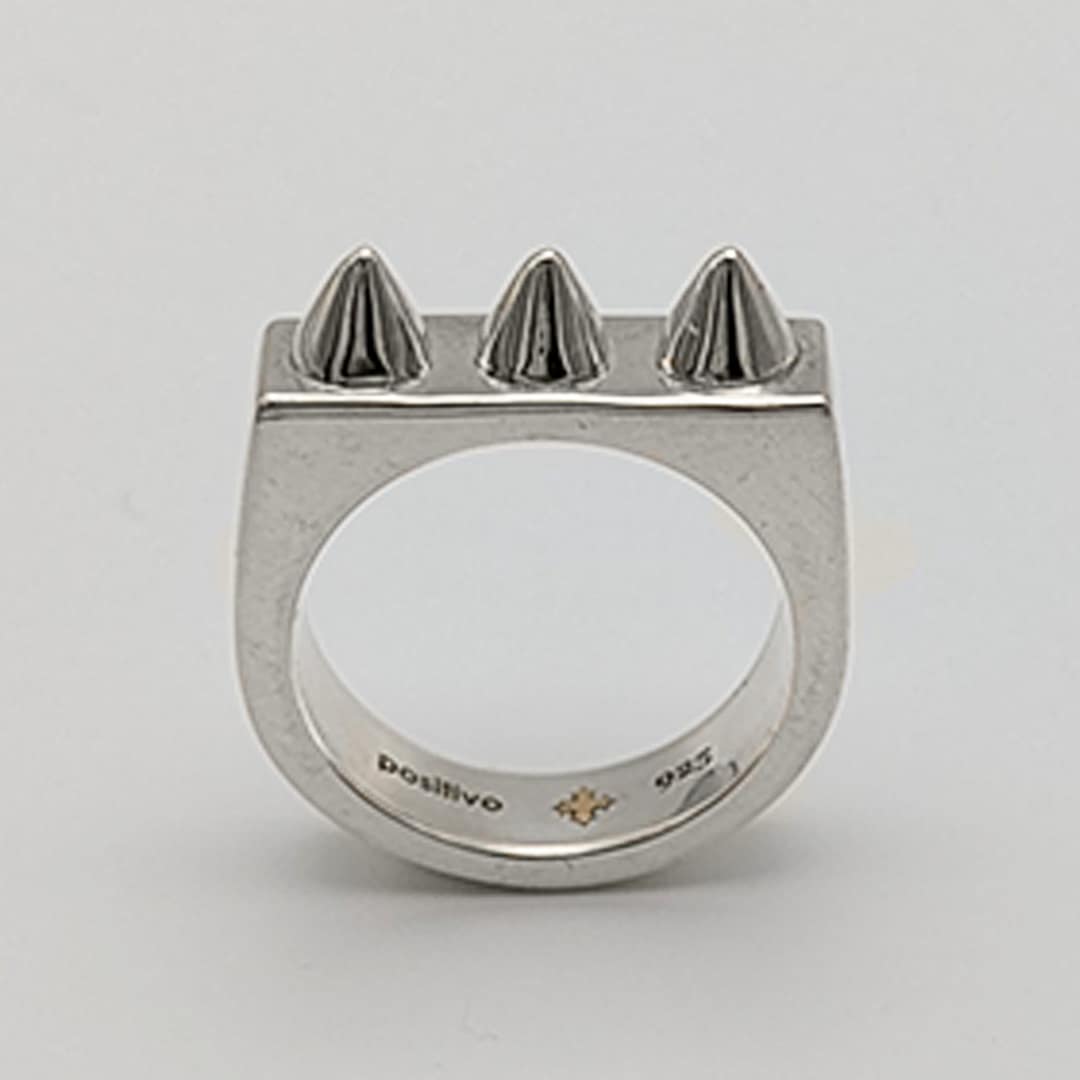 Metal + 1-FINGER RING SPIKED atelier (925)