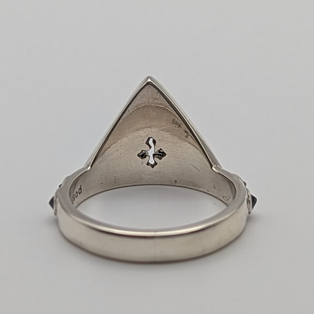 METAL + SHIELD RING ONYX (925) - Image 4