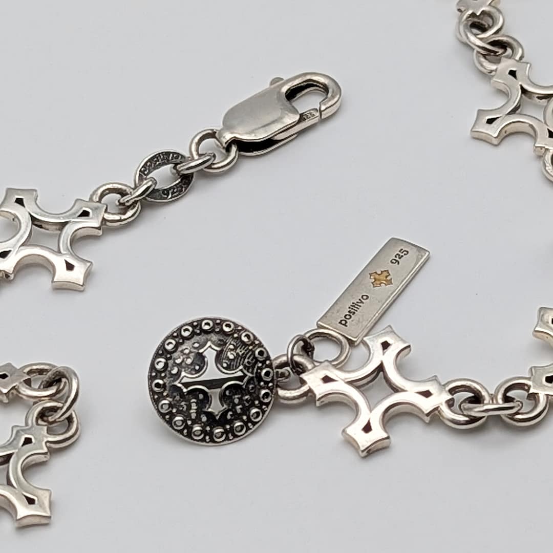 METAL + P SIGN CHAIN PENDANT (925) - Image 3