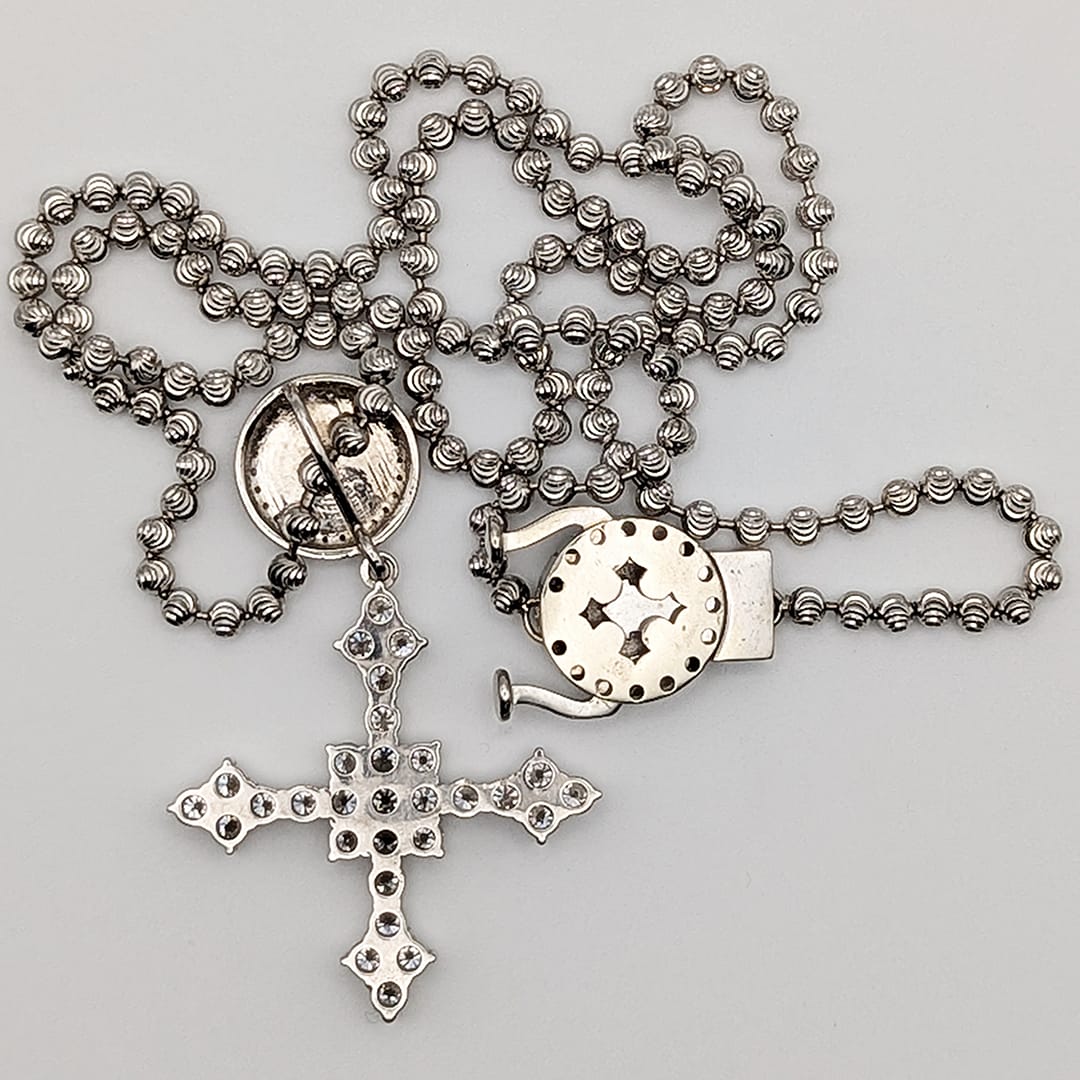 ETHOS + P SIGN DIAMOND NECKLACE PENDANT (585) - Image 3