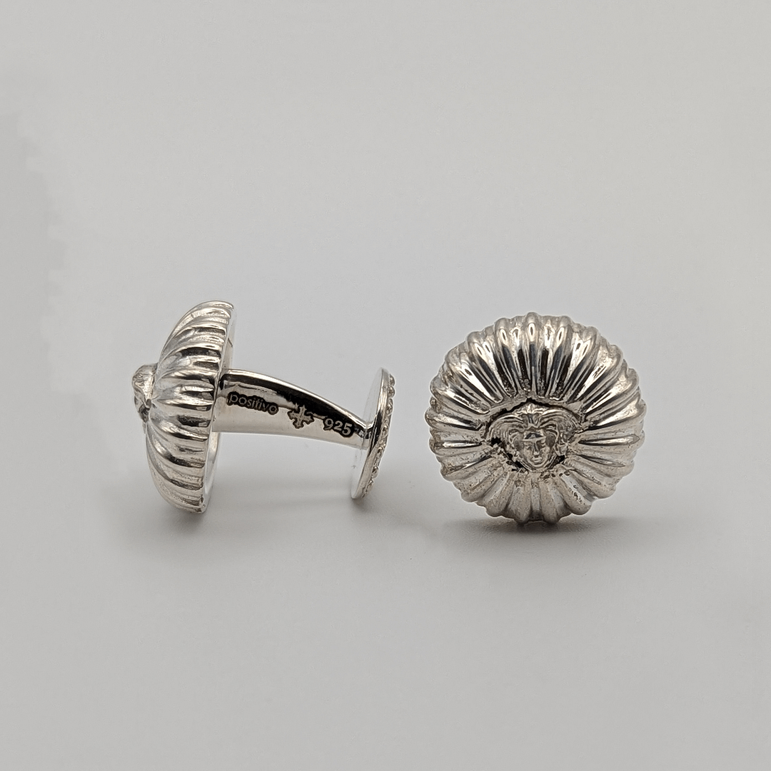 METAL + positivo x VERSACE CUFFLINKS (925) - Image 4