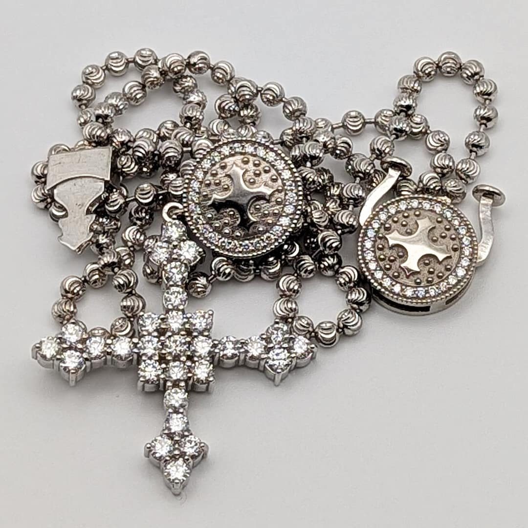 ETHOS + P SIGN DIAMOND NECKLACE PENDANT (585) - Image 2