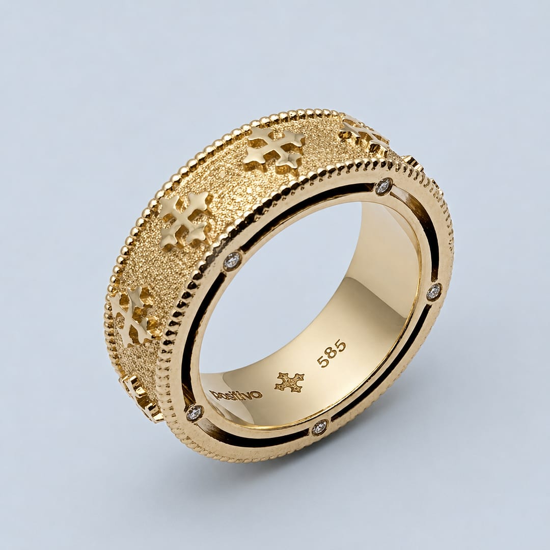 METAL + BAND SQUARED OG DIAMOND (585) - Image 3
