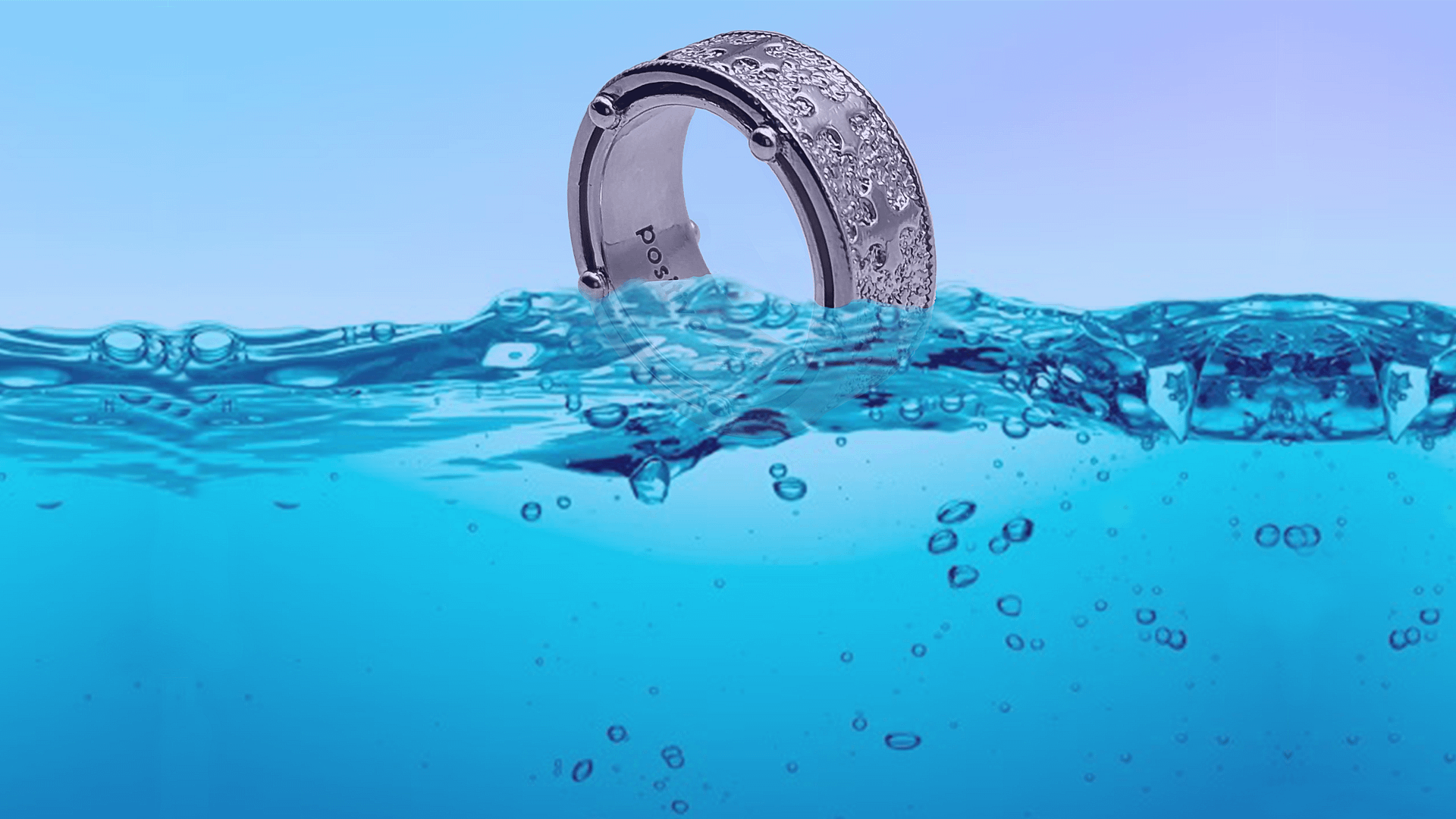 METAL + BAND SQUARED RING (925) - Image 7