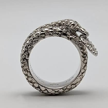 METAL + SERPENT RING (925)