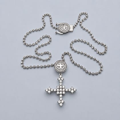 ETHOS + P SIGN DIAMOND NECKLACE PENDANT (585)