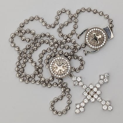 ETHOS + P SIGN DIAMOND NECKLACE PENDANT (585)